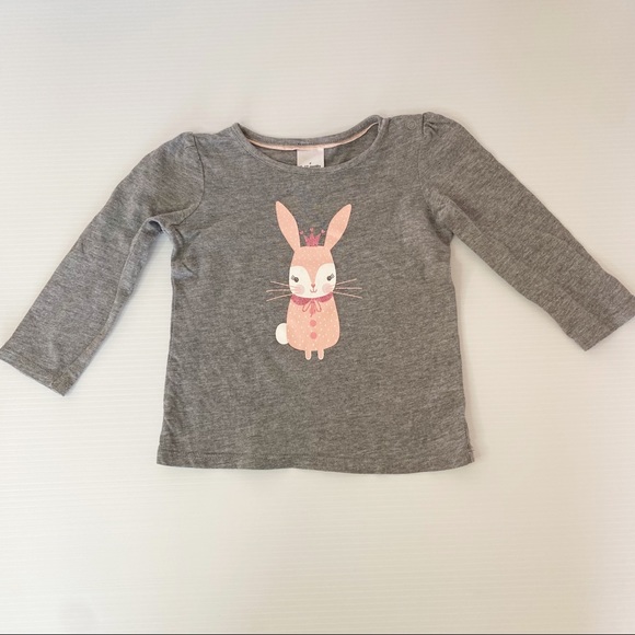 3 x bundle Girls size 0 lined cozy corduroy pants with long sleeve tops t-shirts - Picture 11 of 13